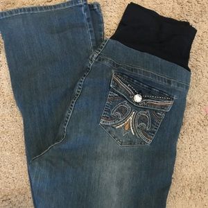 Bootcut maternity jeans size 1X